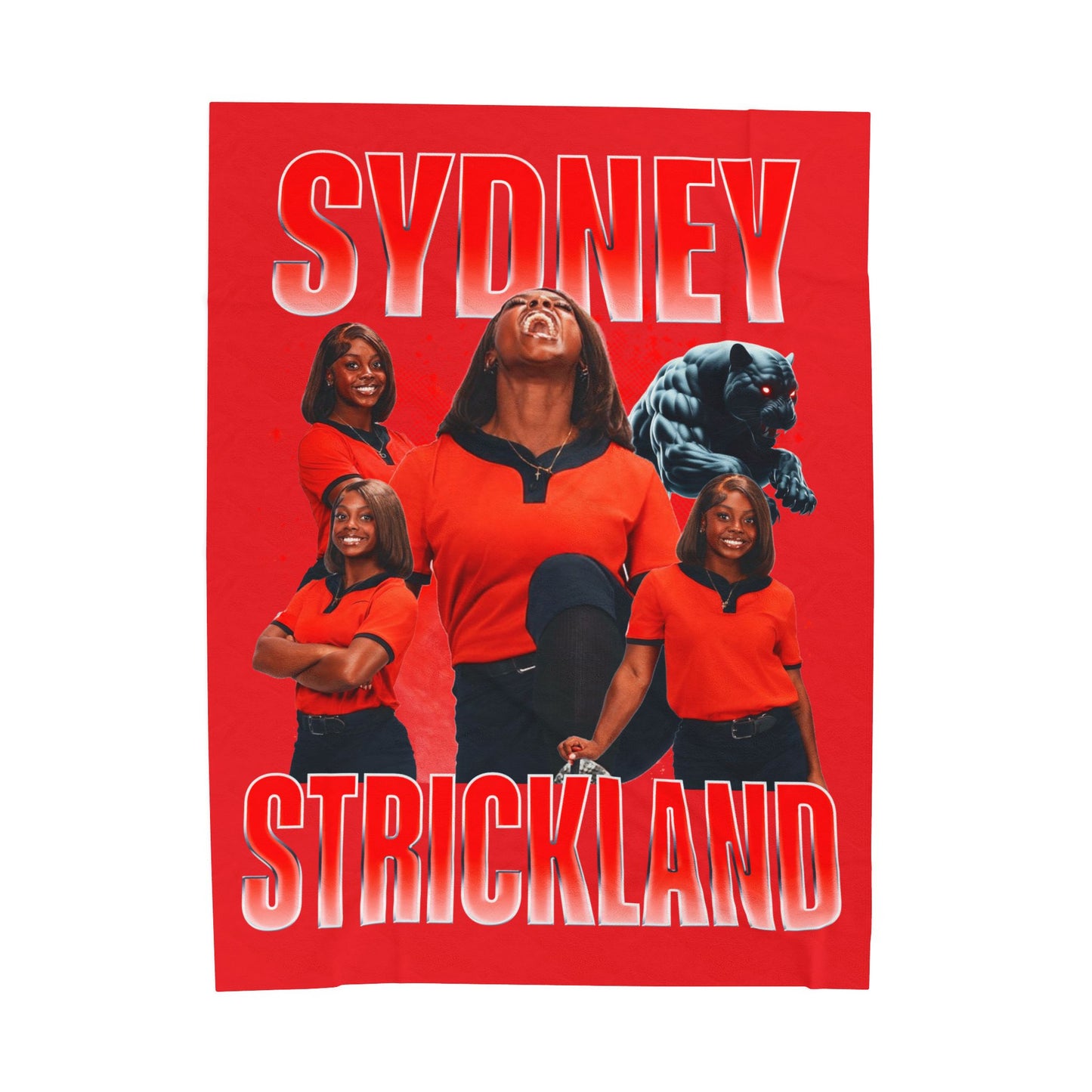 Sydney Strickland 60"-80" Plush Blanket