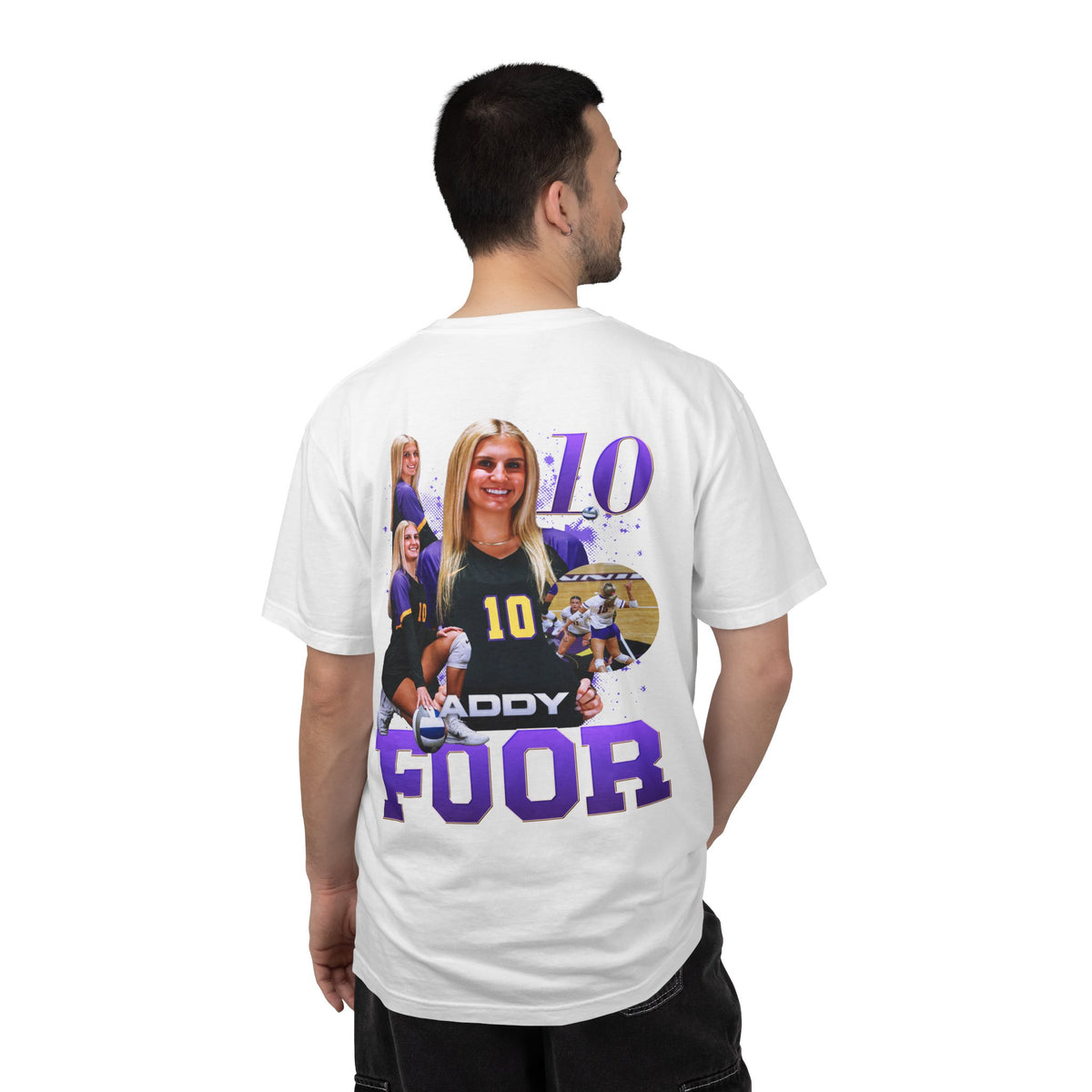 Addy Foor Logo Front & Back Premium Tee