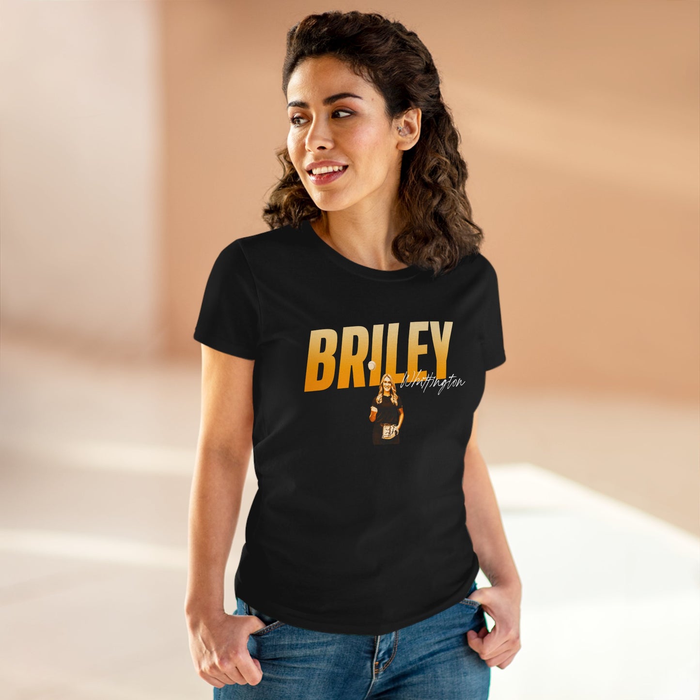 Briley Whittington Cursive Combo Colored Women's Tee