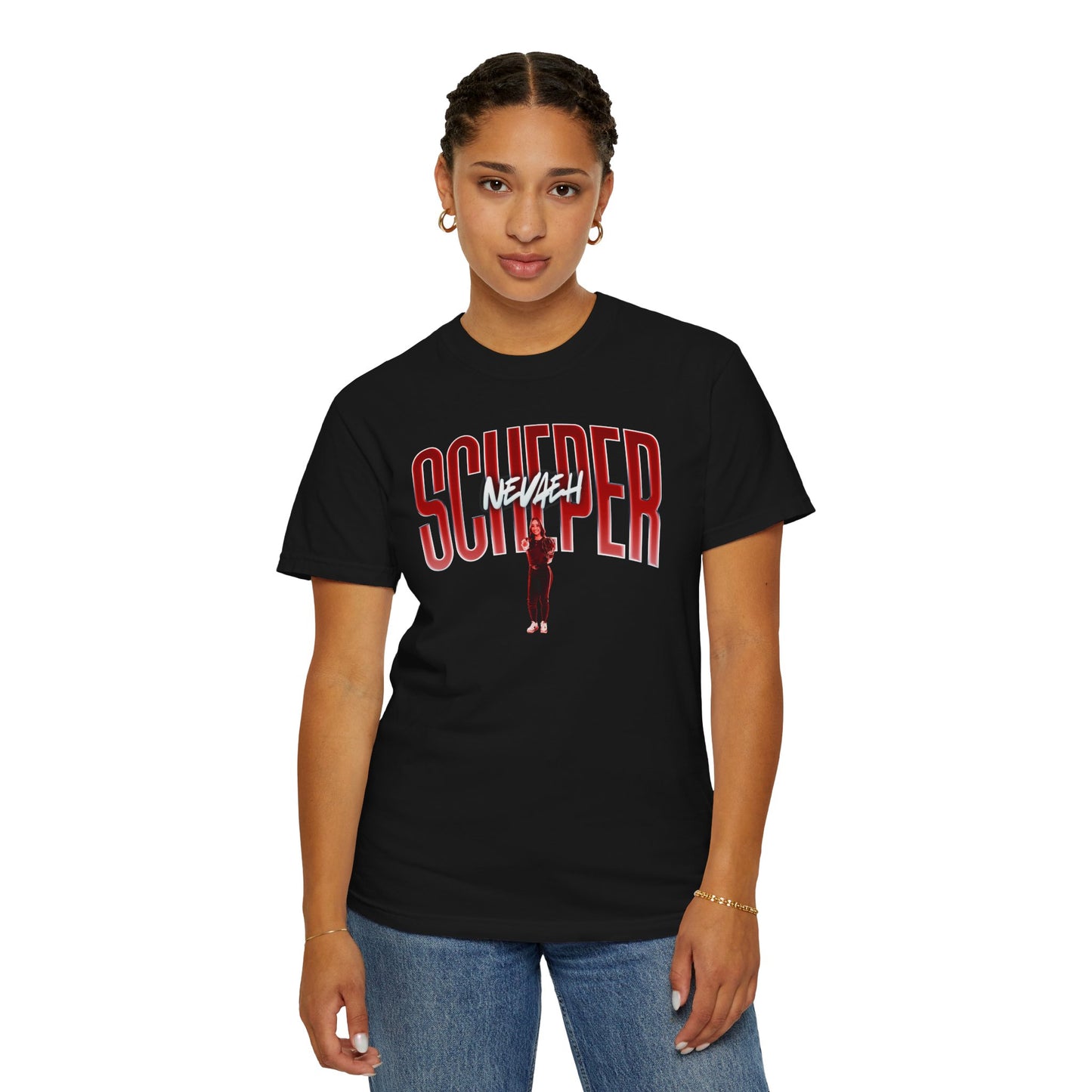 Nevaeh Scheper Curved Combo Colored Premium Tee