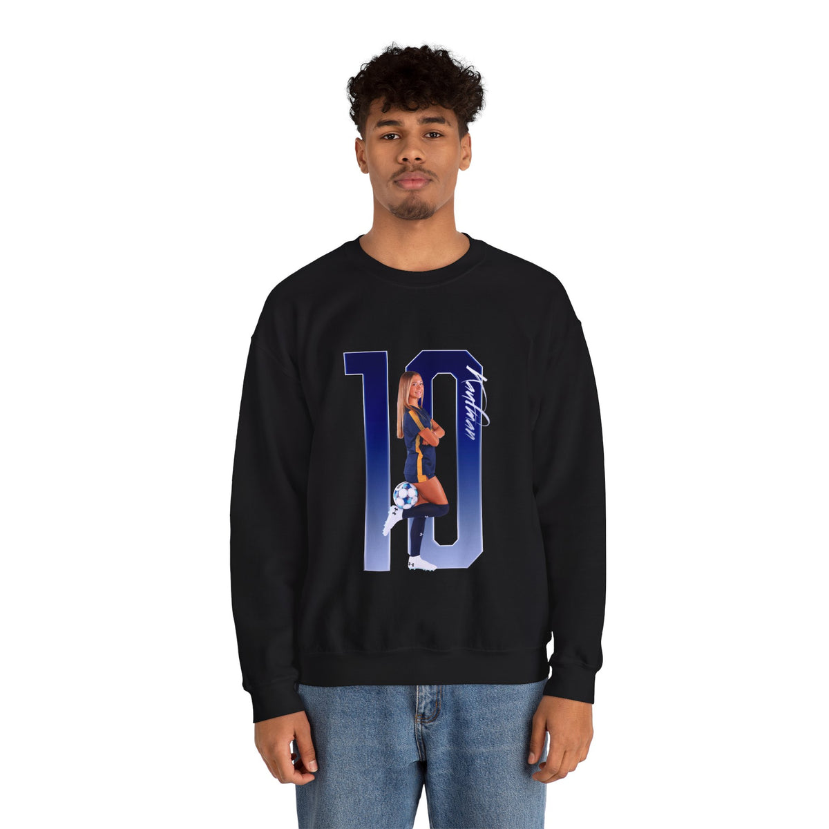 Summer Kaufman Player Icon Number Crewneck Sweatshirt