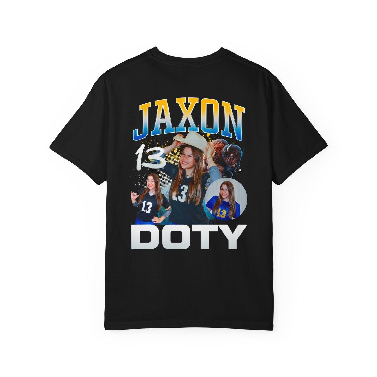 Jaxon Doty Logo Front & Back Premium Tee