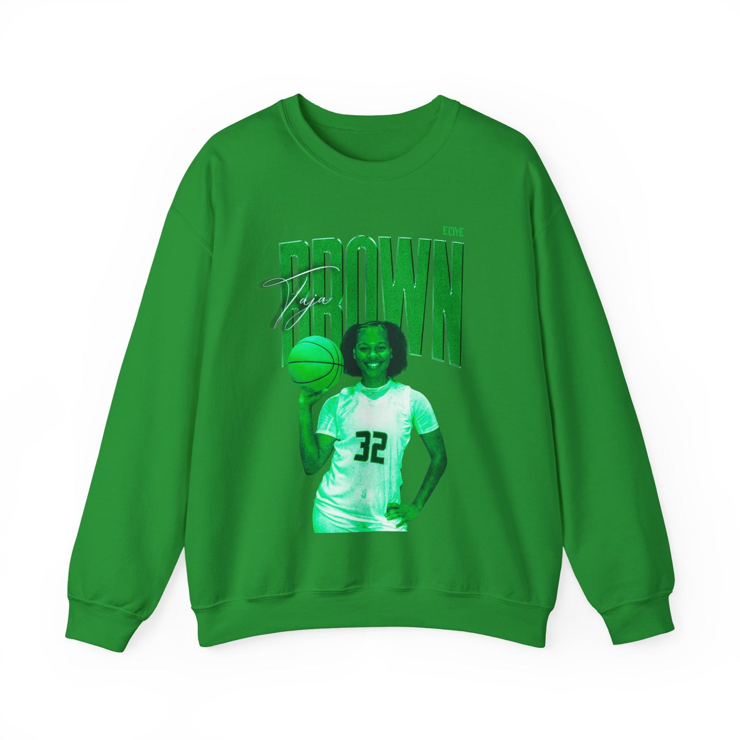 Taja Brown Faded Glory Crewneck Sweatshirt