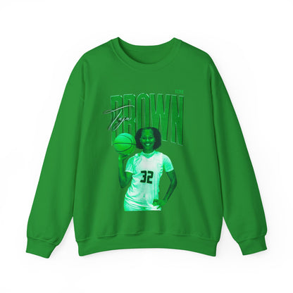 Taja Brown Faded Glory Crewneck Sweatshirt
