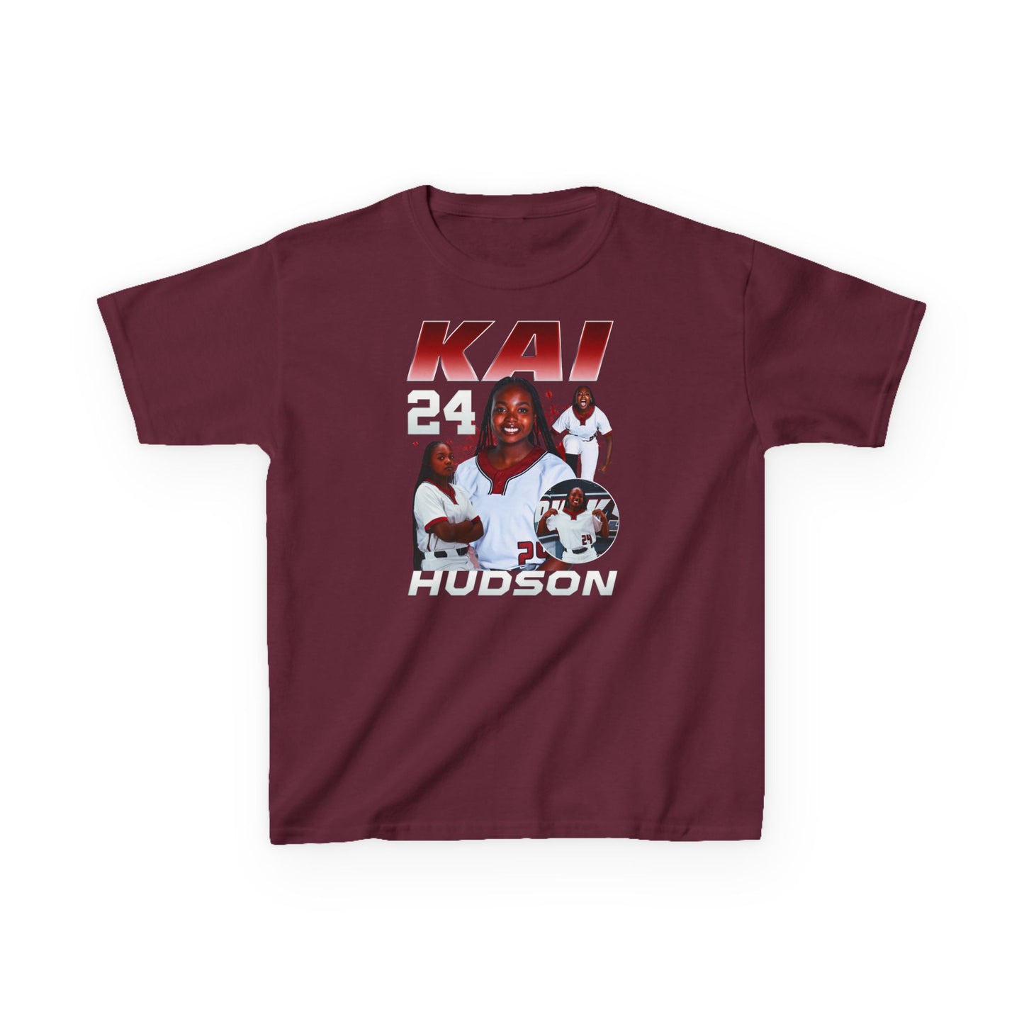 Kai Hudson First Name Highlight Kids Tee