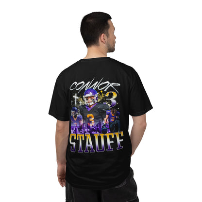 Connor Stauff Logo Front & Back Premium Tee