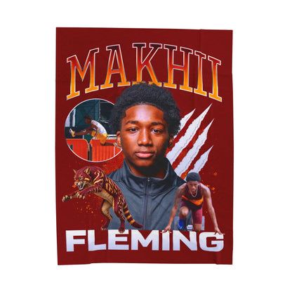 Makhii Fleming 60"-80" Plush Blanket