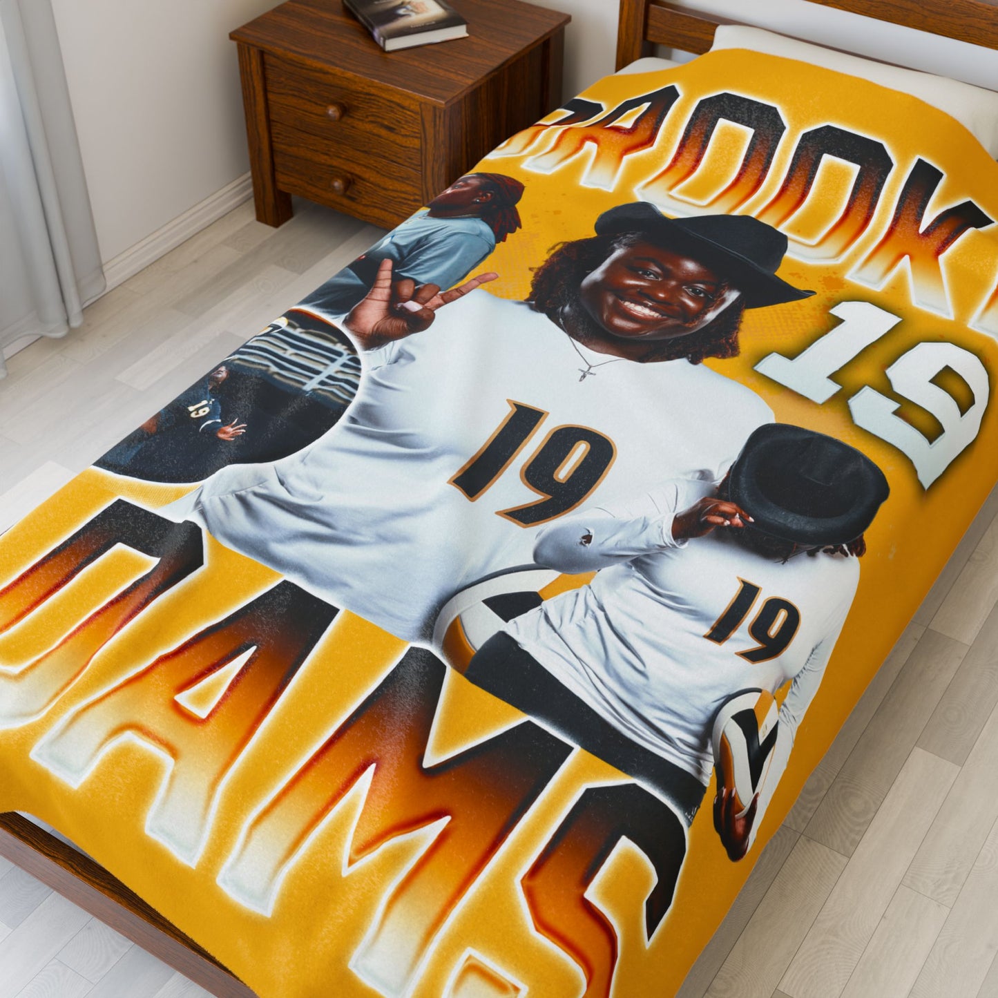 Brooke Adams 60"-80" Plush Blanket