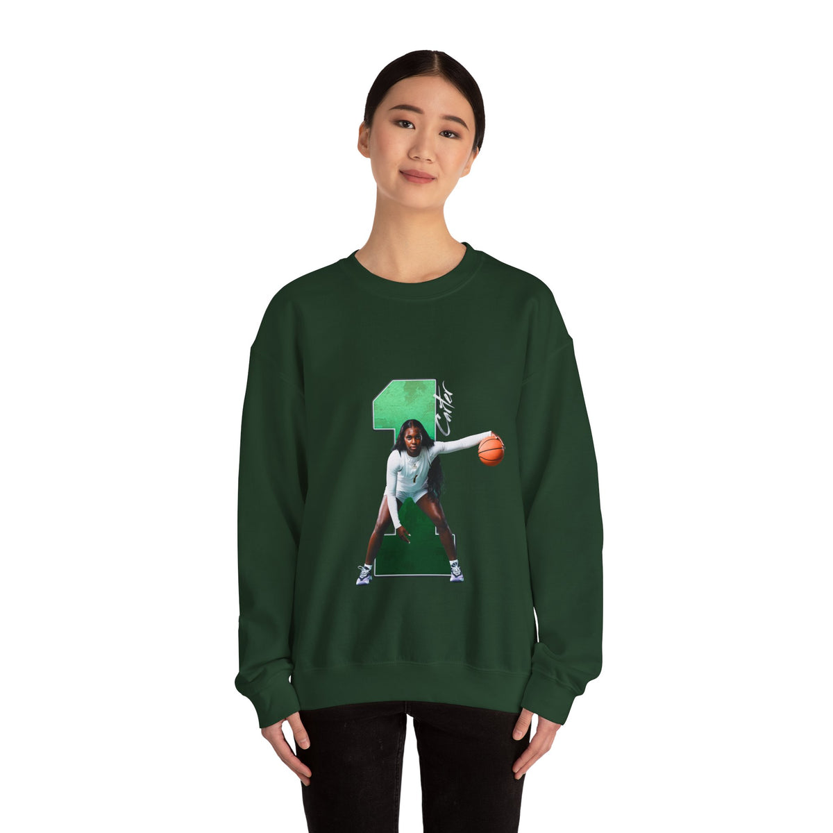 Eleecia Carter Player Icon Number Crewneck Sweatshirt