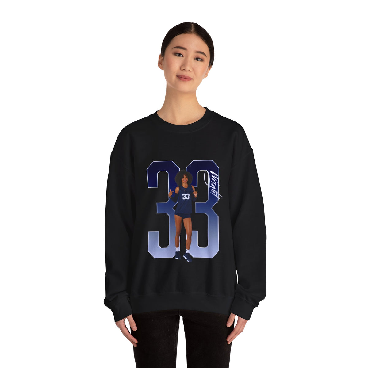 Kennedi Wright Player Icon Number Crewneck Sweatshirt