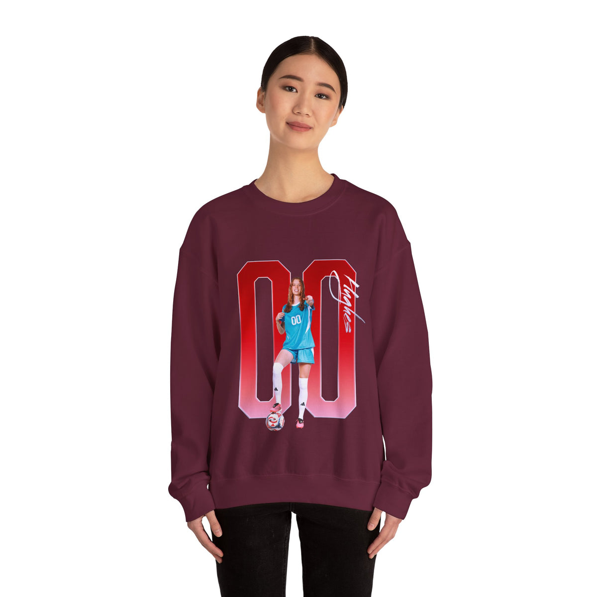 Grace Hughes Player Icon Number Crewneck Sweatshirt