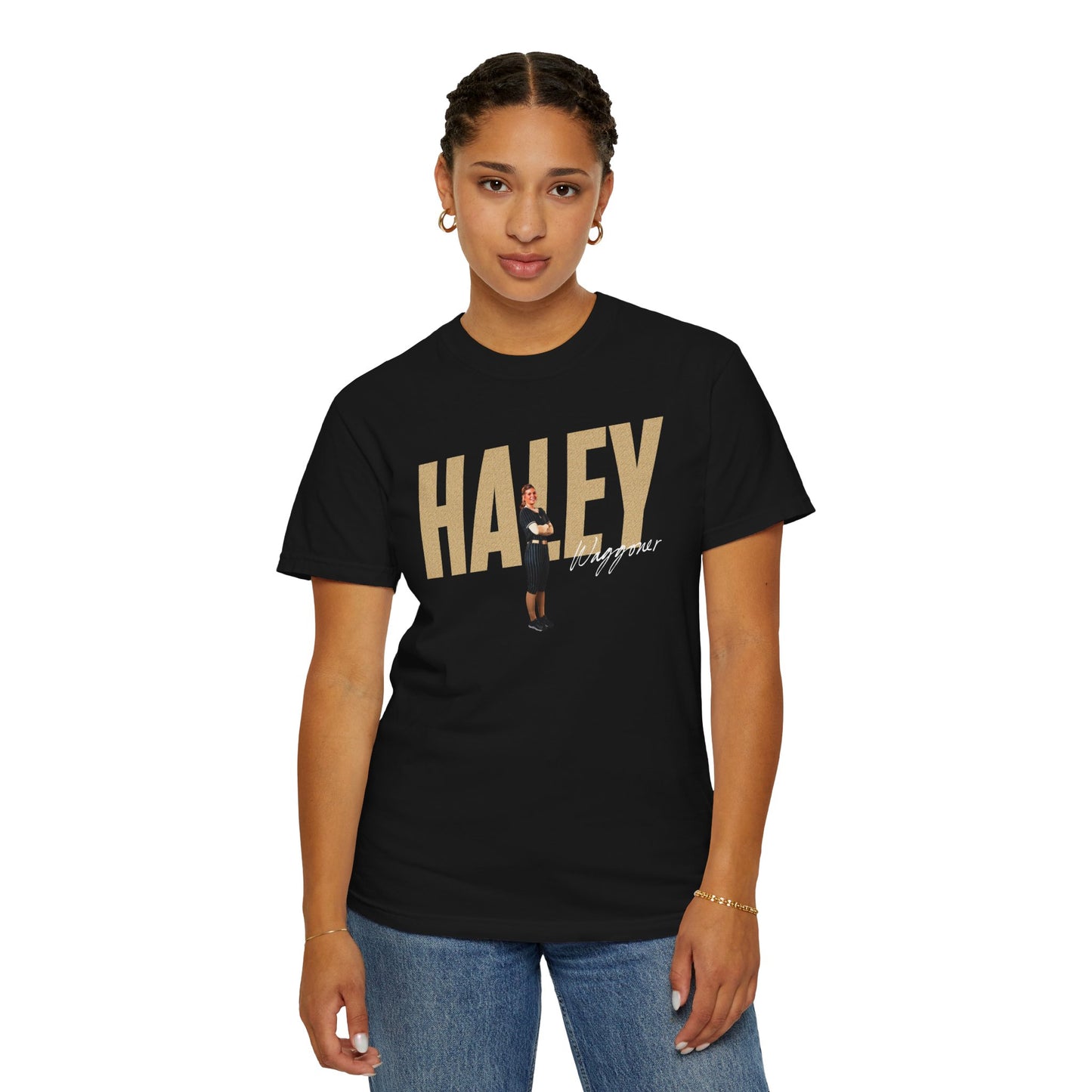 Haley Waggoner Cursive Combo Premium Tee