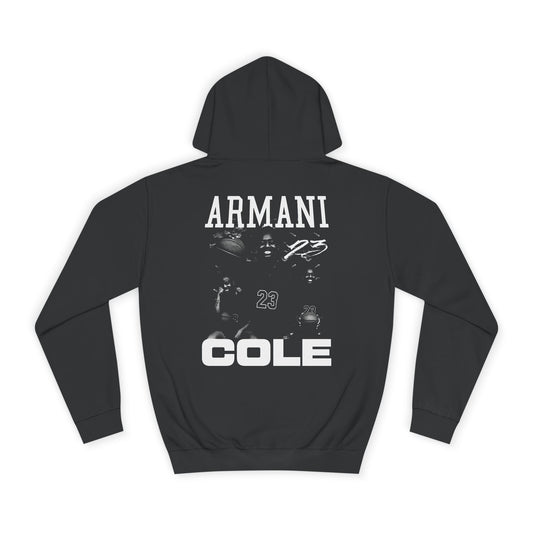 Armani Cole Vintage Blackout Premium Hoodie