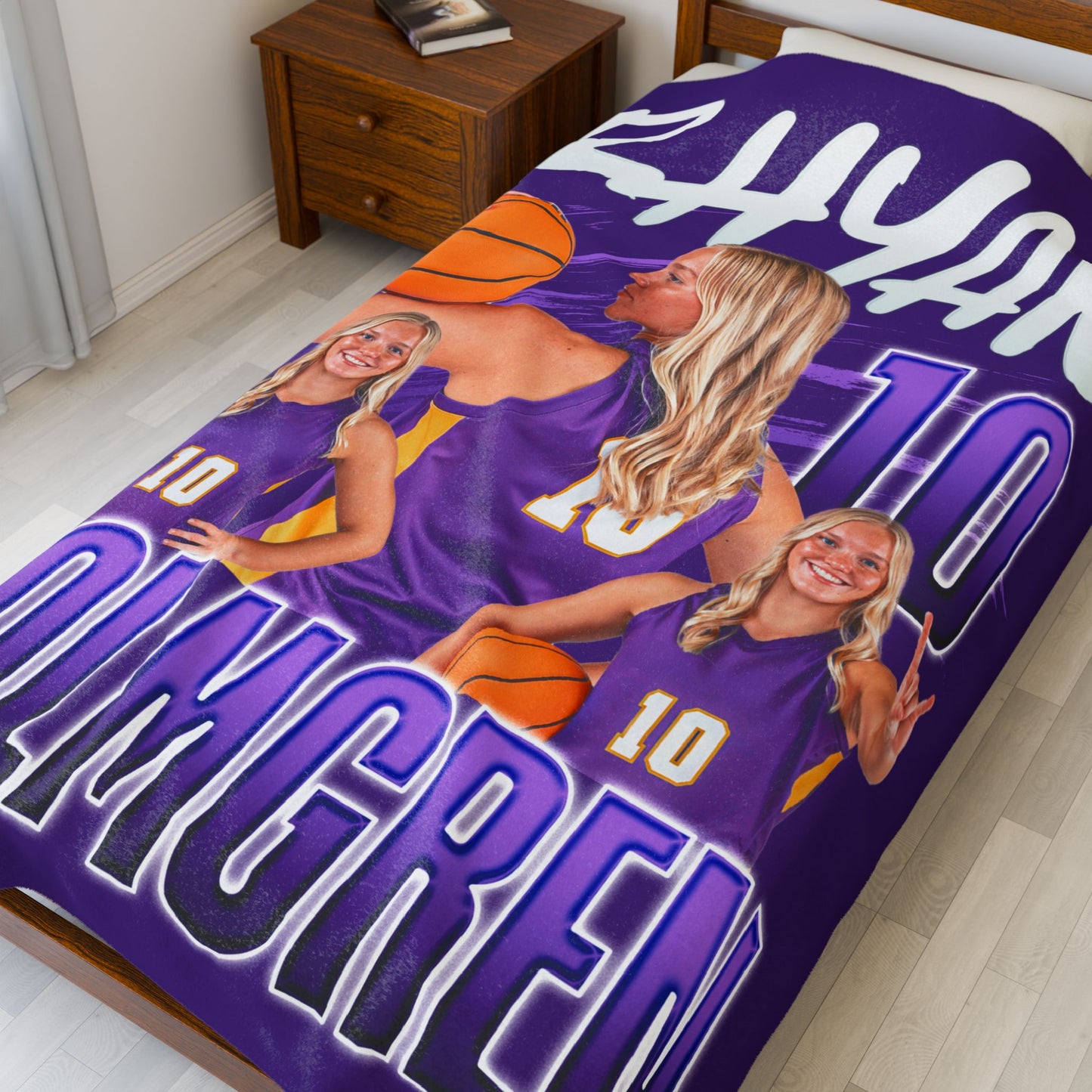 Rhyan Holmgren 60"-80" Plush Blanket