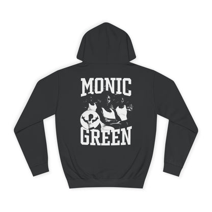 Monic Green Vintage Blackout Premium Hoodie
