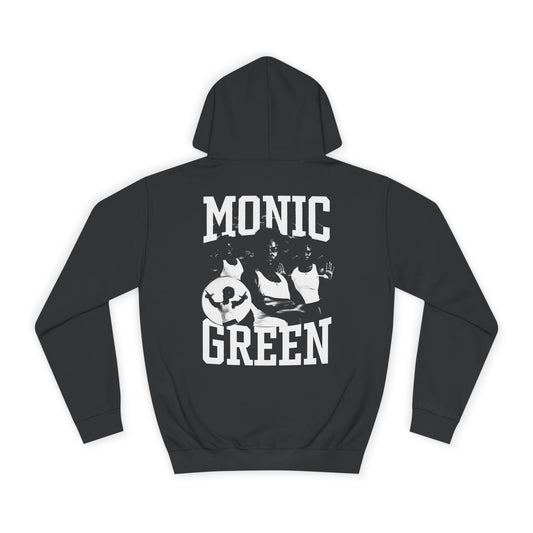 Monic Green Vintage Blackout Premium Hoodie