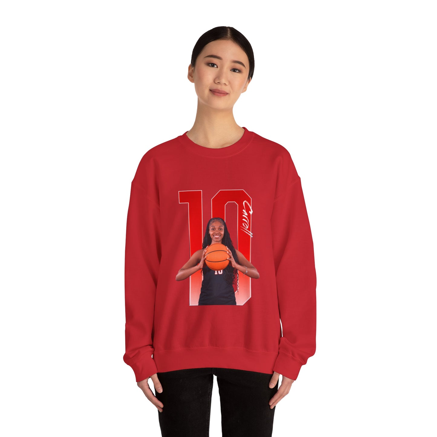 Angela Carroll Player Icon Number Crewneck Sweatshirt