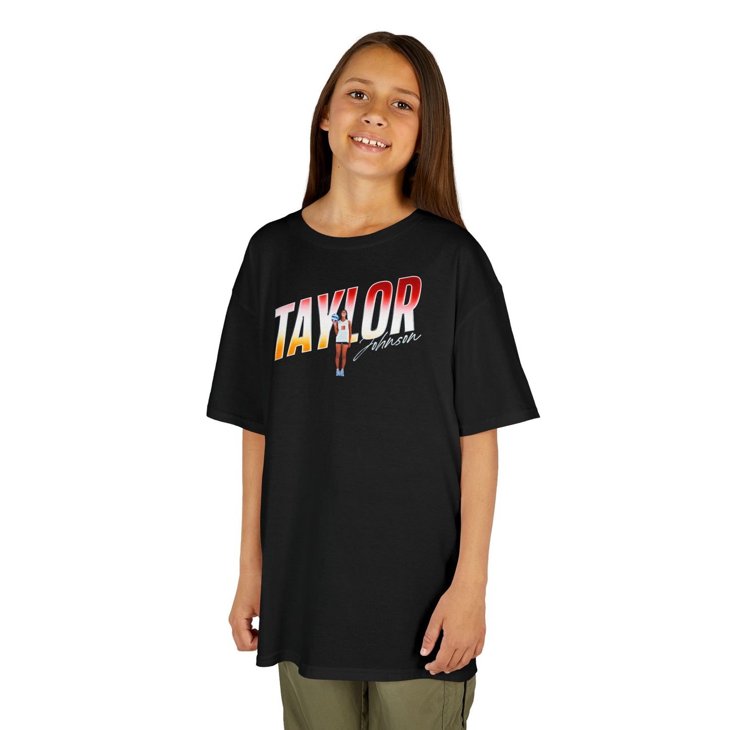 Taylor Johnson Cursive Combo Kids Tee