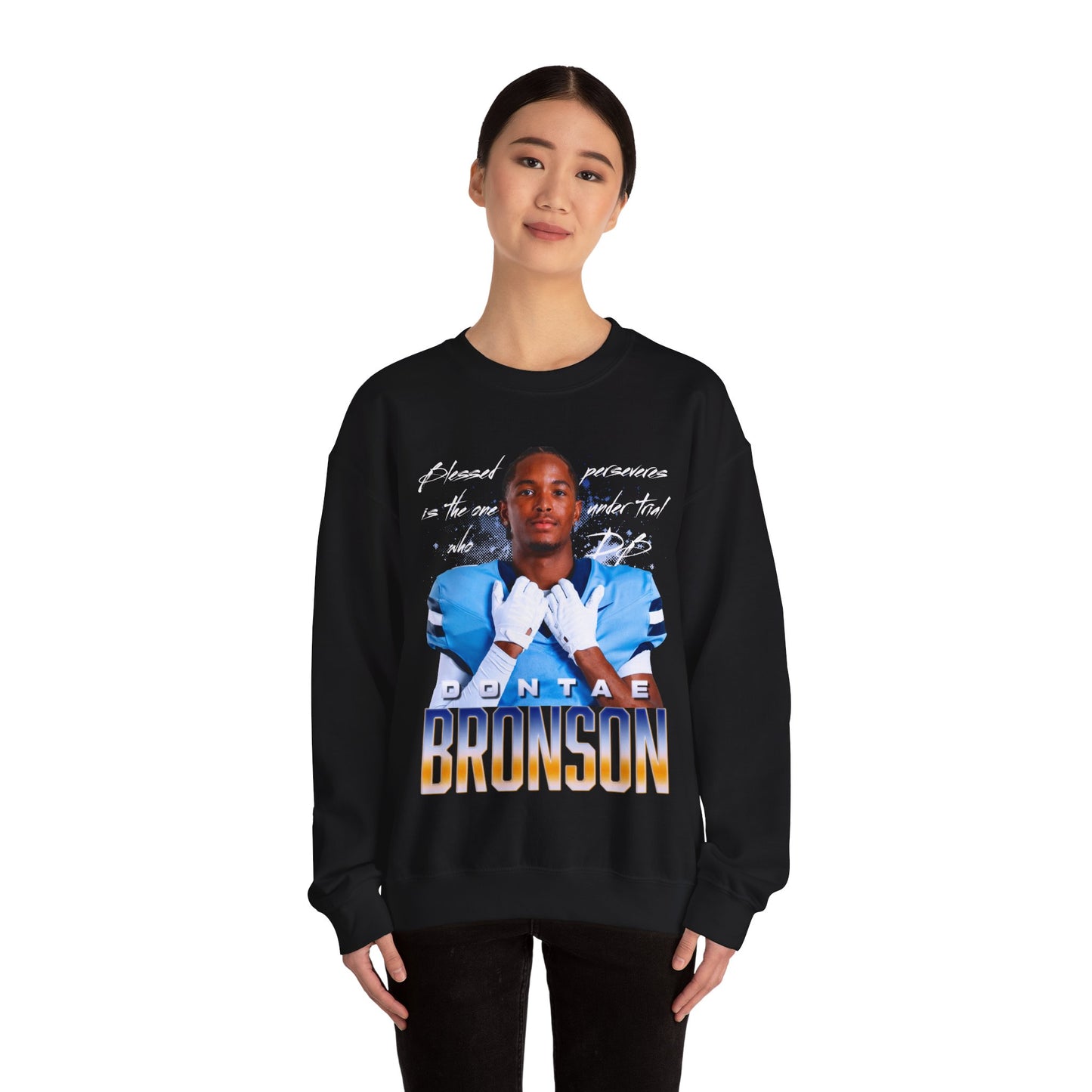 Dontae Bronson Featured Quote Crewneck Sweatshirt