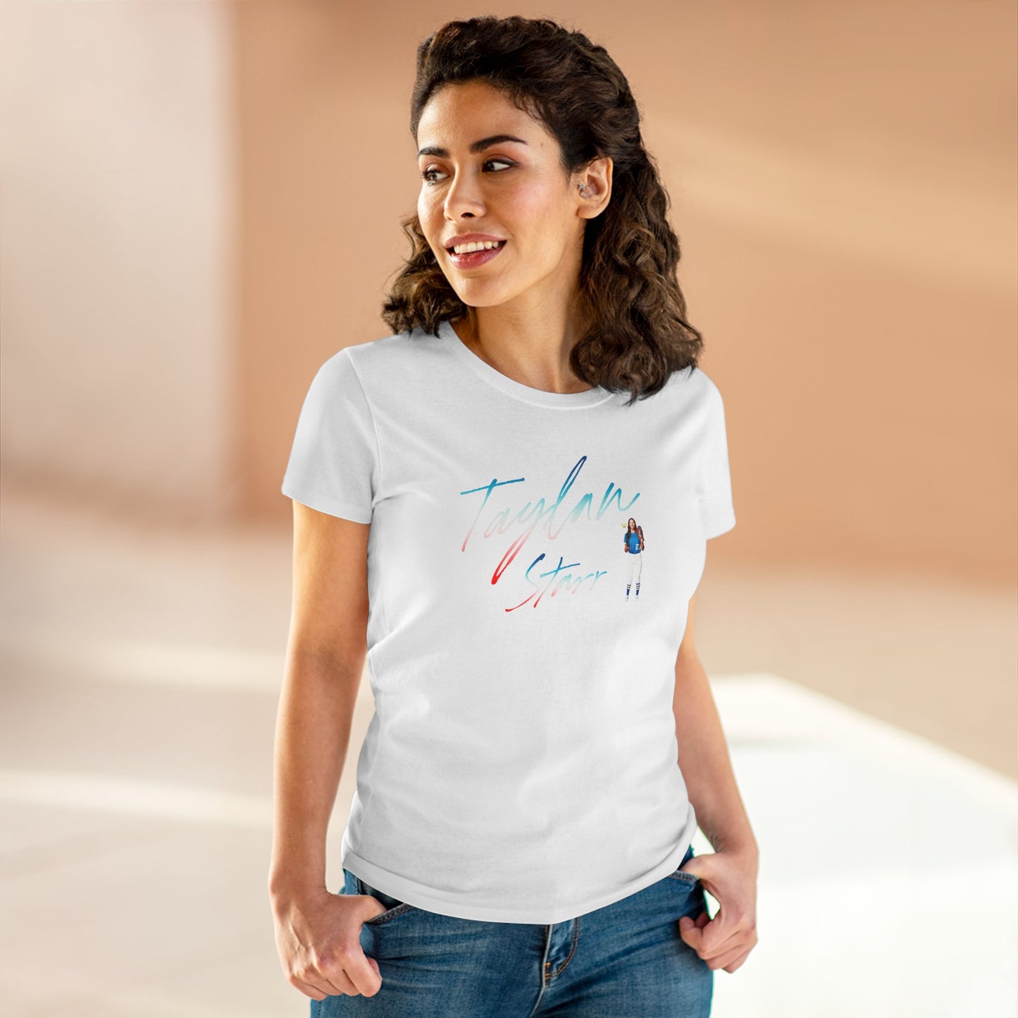 Taylan Starr Cursive Women's Tee