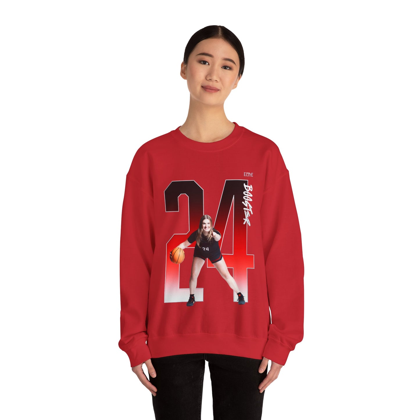 Kasey Booster Player Icon Crewneck Sweatshirt
