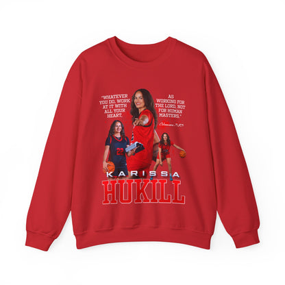 Karissa Hukill Featured Quote Crewneck Sweatshirt