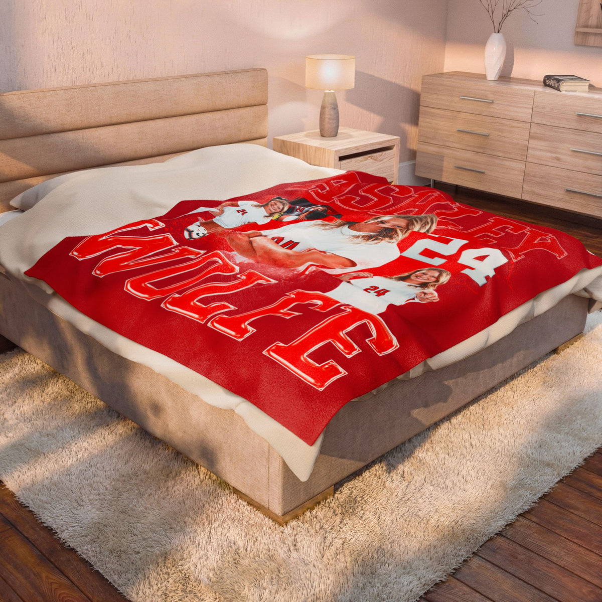 Ashley Wolfe 60"-80" Plush Blanket