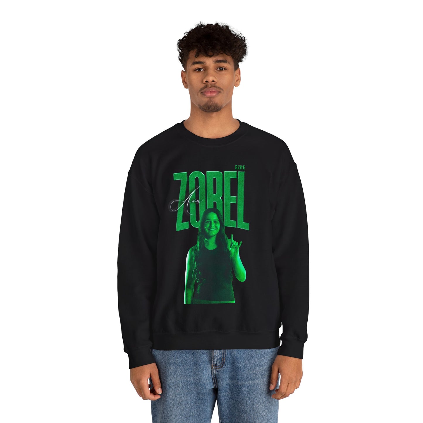 Ava Zobel Faded Glory Crewneck Sweatshirt