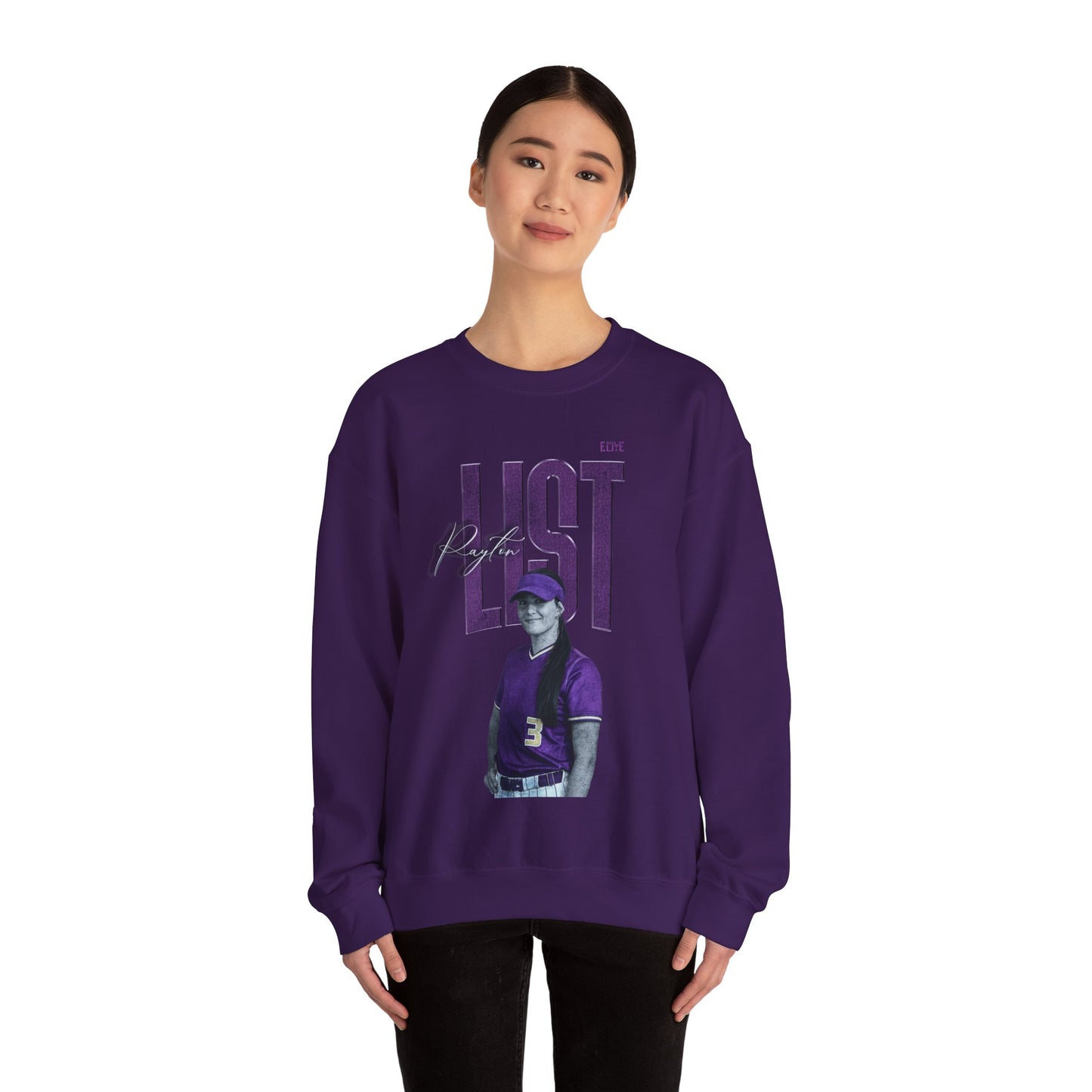 Payton List Faded Glory Crewneck Sweatshirt
