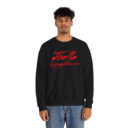 Joella Livingston Cursive Name & Number Crewneck Sweatshirt