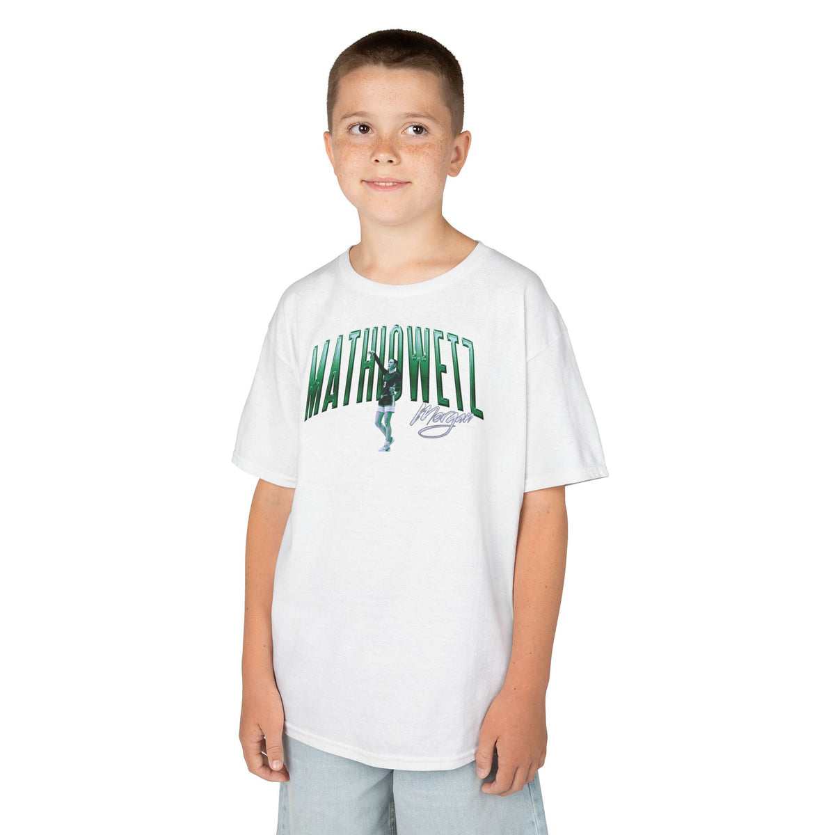 Morgan Mathiowetz Curved Combo Colored Kids Tee