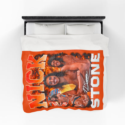 Nick Stone Lightning Storm 60"-80" Plush Blanket