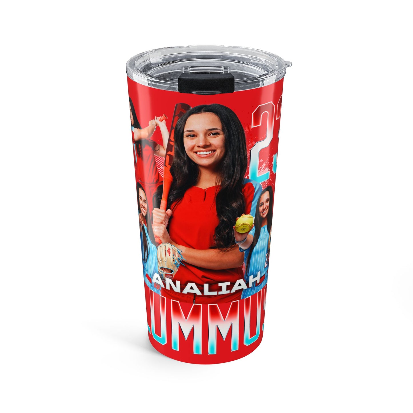 Analiah Lummus Name & Number Ombre 20oz Tumbler