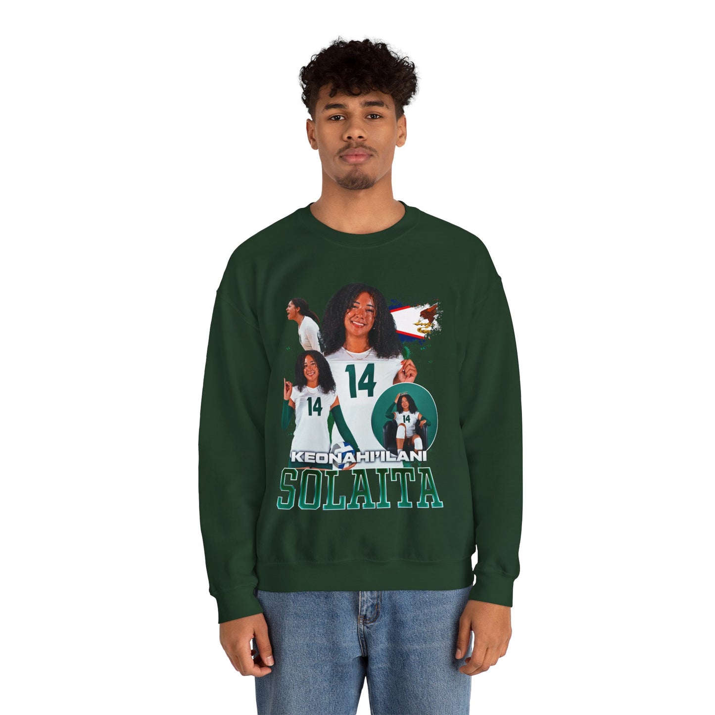 Keonahi'Ilani Solaita Crewneck Sweatshirt