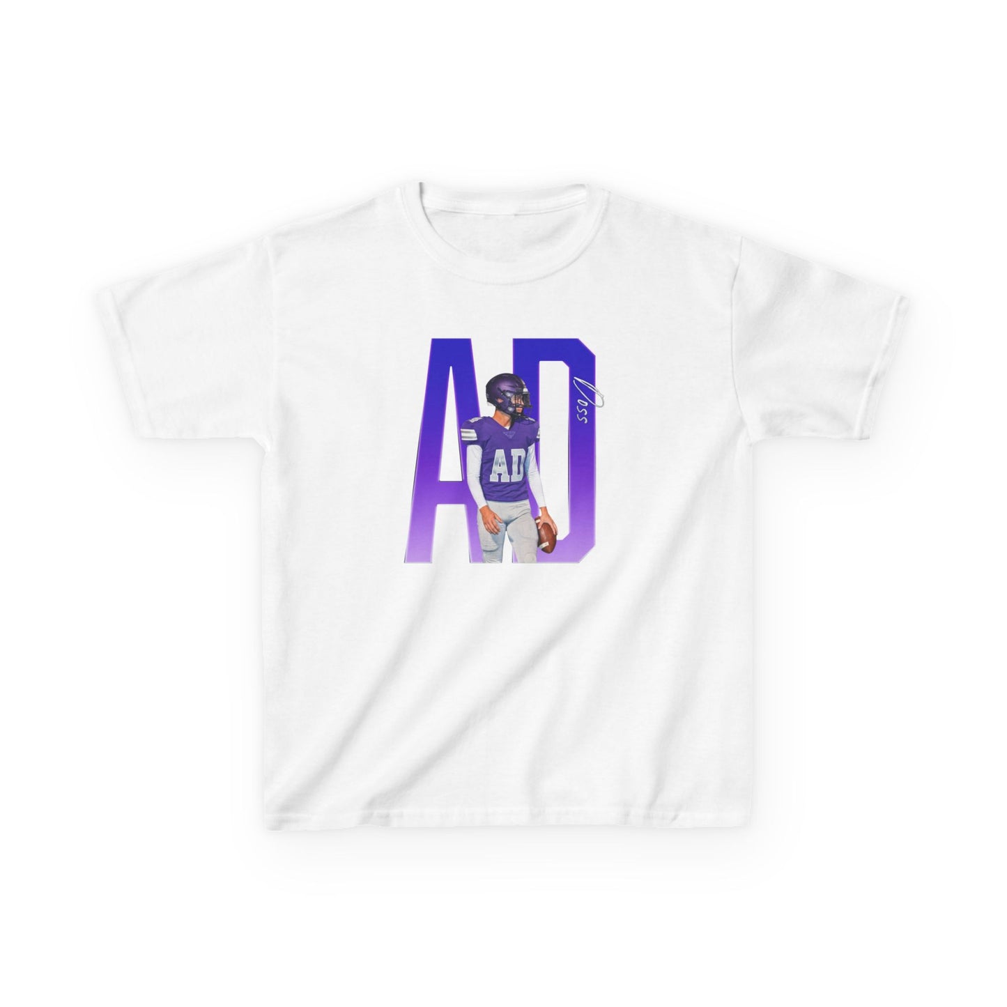 Aaron Doss Player Icon Initials Kids Tee