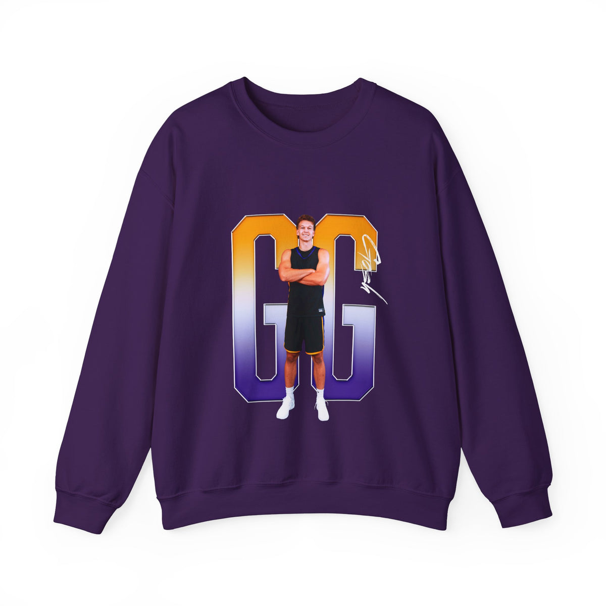 Ganden Gosh Player Icon Initials Crewneck Sweatshirt