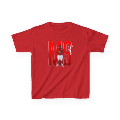 Myles Sawyers Player Icon Initials Kids Tee