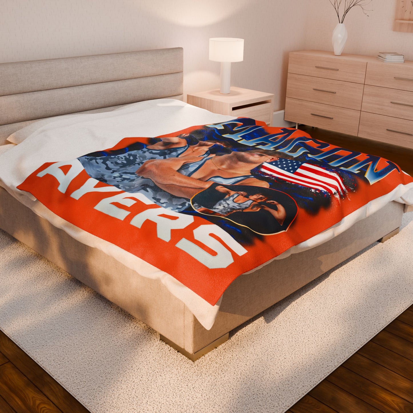 Macon Ayers 60"-80" Plush Blanket