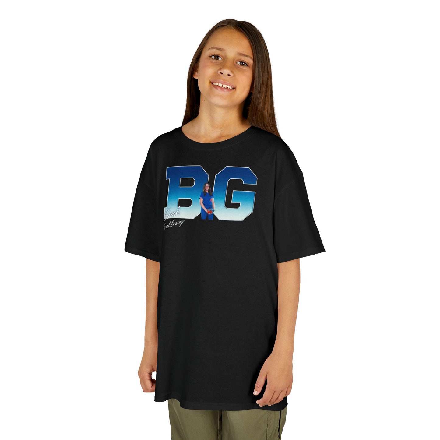 Bradi Gallaway Big Initials Kids Tee