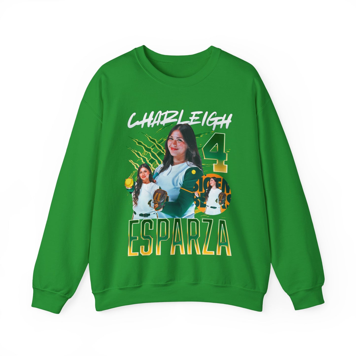 Charleigh Esparza White & Colored Combo Crewneck Sweatshirt