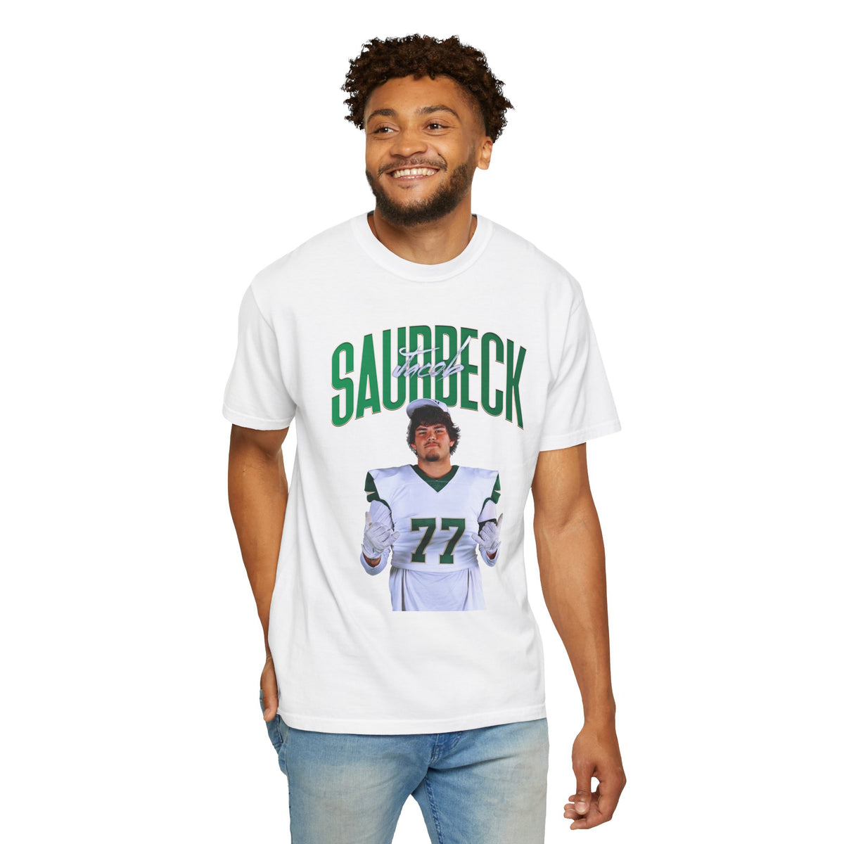 Jacob Saurbeck Curved Combo Colored Premium Tee
