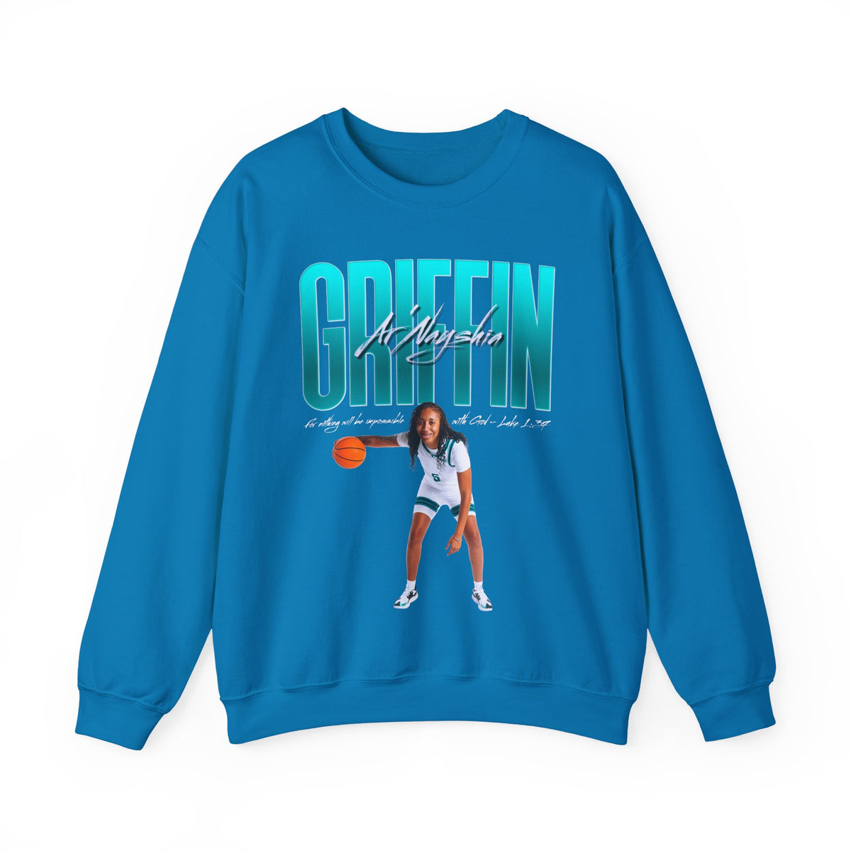 Ar'Nayshia Griffin Big Last Name Crewneck Sweatshirt