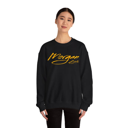 Morgan Bjella Cursive Crewneck Sweatshirt