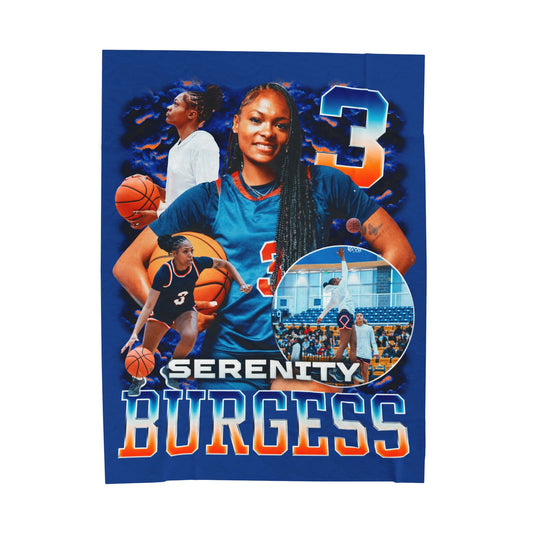 Serenity Burgess 60"-80" Plush Blanket