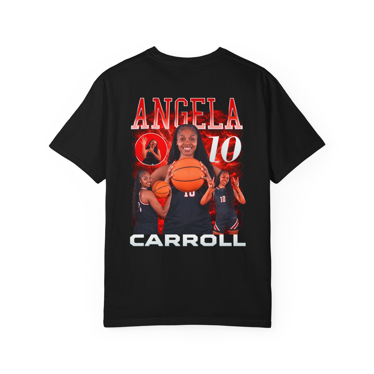 Angela Carroll Logo Front & Back Premium Tee