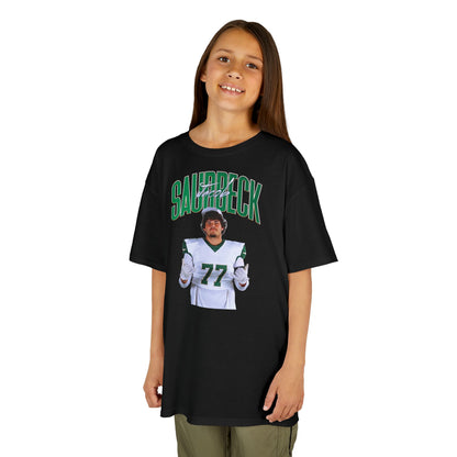 Jacob Saurbeck Curved Combo Colored  Kids Tee