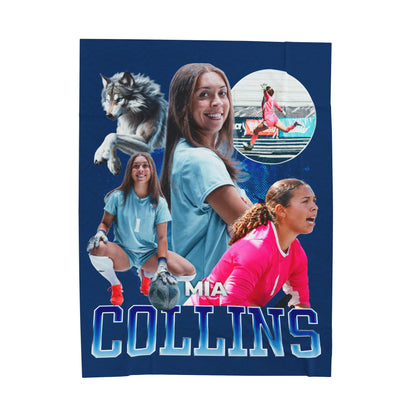 Mia Collins 60"-80" Plush Blanket