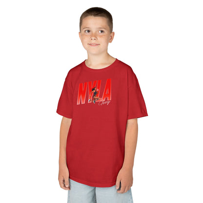 Nyla Cherry Cursive Combo Colored Kids Tee