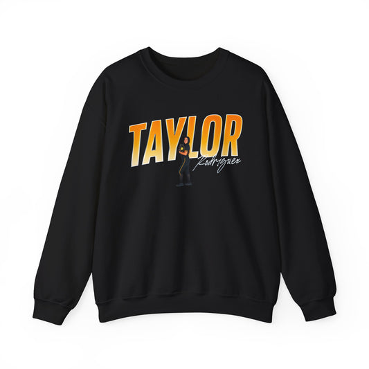 Taylor Rodriguez Cursive Combo Colored Crewneck Sweatshirt