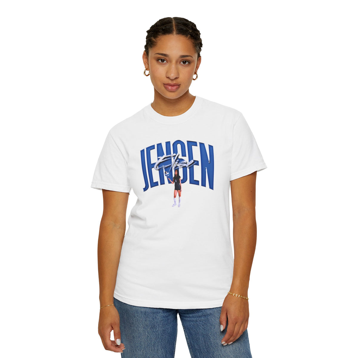 Elise Jensen Curved Combo Colored Premium Tee